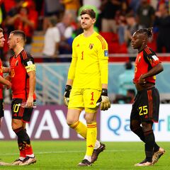 Courtois, lo único salvable de Bélgica en el Mundial