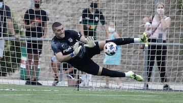 23/07/21 PRETEMPORADA 2021 - 2022 
 PARTIDO AMISTOSO EN EL BURGO DE OSMA
 NUMANCIA - ATLETICO DE MADRID 
 TANDA DE PENALTIS  IVO GBRIC