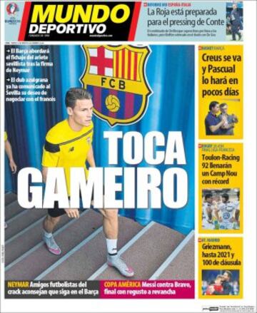 Portadas de la prensa mundial