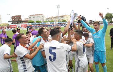 El Juvenil blanco ganó 4-1 al Atlético de Madrid Juvenil en la final de la Copa del Rey disputada en Calahorra (La Rioja).