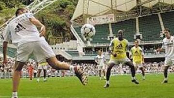 <b>GRAN EXPECTACIÓN. </b>El Real Madrid es seguido por muchos aficionados hasta en los entrenamientos.