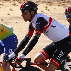 Fernando Gaviria, tercero en la primera etapa del Saudi Tour