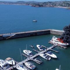 Arde un yate valorado en casi siete millones de euros