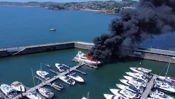 Arde un yate valorado en casi siete millones de euros