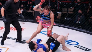 Cris Cyborg golpea a Sinead Kavanagh