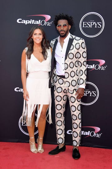 El jugador de la NBA Mike Conley Jr. y su mujer Mary.