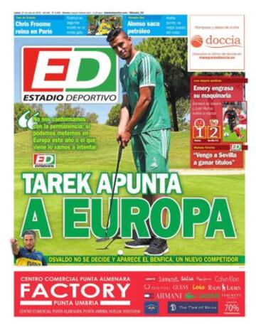 Portadas de la prensa deportiva