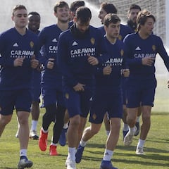 Benito se entrena al margen y es duda para Pamplona