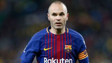 Andr&eacute;s Iniesta, jugador del Barcelona.