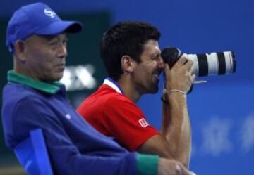 Exhibición de Djokovic