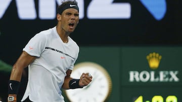 Rafa Nadal vs Gael Monfils en vivo y en directo online, octavos de final del Open de Australia, hoy a las 11.00h en AS.com