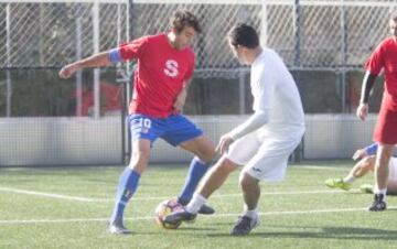 Sandro Silva, due?o del restaurante Ten Con Ten, Ultramarinos Quintin y Amaznico. Partido solidario a favor de Fundela (Fundacin Espa?ola para el Fomento de la Esclerosis Lateral Amiotrfica) jugado en el Liceo Europeo entre amigos de Kiko y amigos de Matallanas 