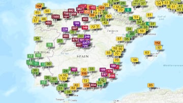 Calidad del aire en España, en directo | Calima y tormenta de arena del Sáhara, última hora