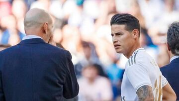 Zidane y James