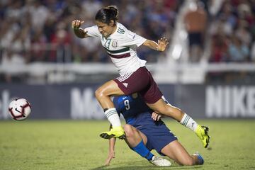 México cayó 6 goles por 0 ante Estados Unidos en el primer partido para ambas escuadras del Campeonato Femenil del Premundial de Concacaf; Morgan y Rapinoe brillan.