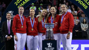 Suiza entra en la historia de la Billie Jean King Cup
