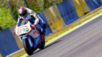 Luis Salom hizo el mejor tiempo en los libres del viernes.