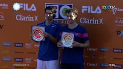 Peralta celebra en Argentina y logra su octavo título del año