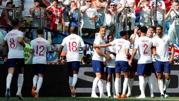 Inglaterra entra al club de goleadores en Copas del Mundo