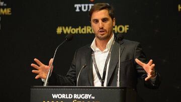 El argentino Agust&iacute;n Pichot, uno de los dos candidatos a la presidencia de la World Rugby