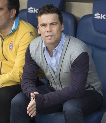 El entrenador del Espanyol Rubi.