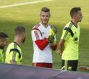 Gritos de "¡De Gea, De Gea!" en el entrenamiento de la Selección