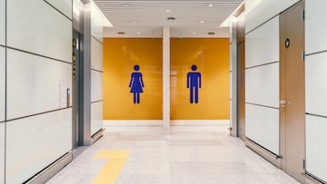 Clean and hygienic toilets in international airports.