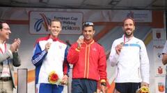 Miguel Ángel López gana los
20 km de la Copa de Europa