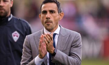 Mar 12, 2016; Commerce City, CO, USA; Colorado Rapids head coach Pablo Mastroeni prior to the match against the Los Angeles Galaxy at Dick's Sporting Goods Park. Mandatory Credit: Isaiah J. Downing-USA TODAY Sports
