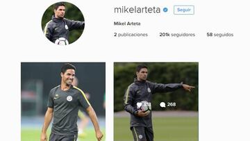 Arteta borra su pasado 'Gunner' de su cuenta de Instagram