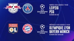 Champions League: Así se jugarán las semifinales