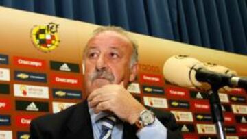 <b>CONVOCATORIA.</b> El seleccionador nacional de fútbol, Vicente del Bosque, hará pública mañana, a las 12.30 horas, en la Ciudad del Fútbol de Las Rozas, la lista de convocados para el amistoso Macedonia-España