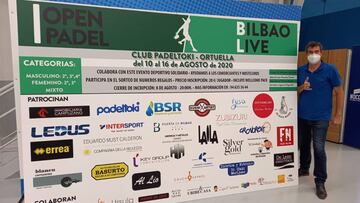 El primer Open de Pádel Bilbao Live aúna deporte y solidaridad