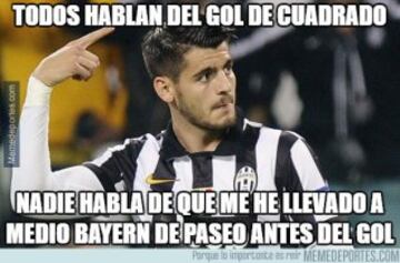 Los mejores memes del partido de Champions entre Bayern y Juventus