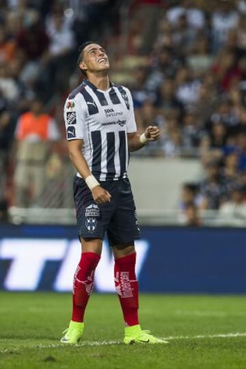 El delantero argentino ha recibido 21 faltas en nueve encuentros, donde registra dos anotaciones con Rayados. 