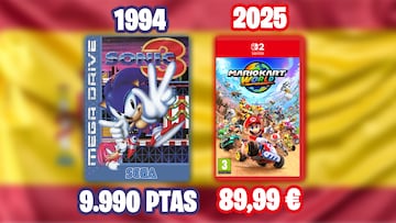 precios videojuegos sonic 3 mario kart world