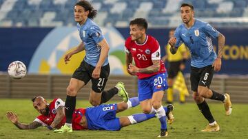 Chile empató con Uruguay y se instaló en cuartos de final