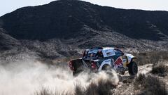 201 AL ATTIYAH Nasser (qat), BAUMEL Mathieu (fra), Toyota Gazoo Racing, Toyota GR DKR Hilux, FIA W2RC, action during the Stage 3 of the Sonora Rally 2023, 3rd round of the 2023 World Rally-Raid Championship, around Penasco on April 26th, 2023 in Penasco, Mexico