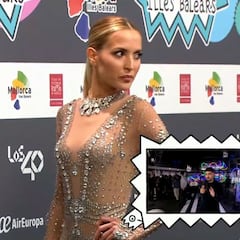 El descuido de la actriz Ana Fernández en LOS40: posa en la alfombra roja... ¡con la etiqueta puesta!