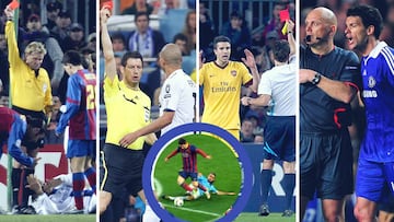 Frisk, Stark, Bussaca, Ovrebo y el 'penalti' de Demichelis a Messi.