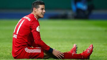 James Rodríguez, jugador del Bayern Múnich