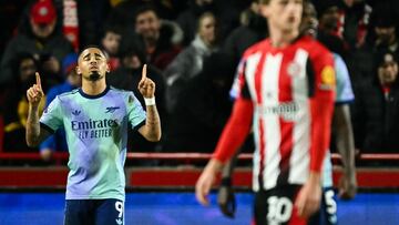 El delantero brasileño se aferra a la titularidad con Arteta respondiendo con goles y buenas actuaciones.