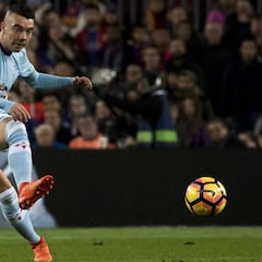 Iago Aspas pelea por ser el mejor artillero nacional