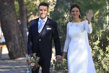 El tenista español Roberto Bautista tras ganar la Copa Davis ha dado el sí quiero a Ana Bodí finca Mas de Lucía en la localidad castellonense de Nules.