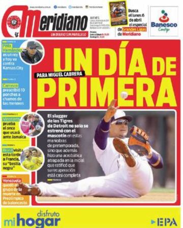 Portadas de la prensa deportiva