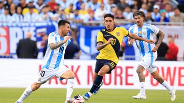 Kendry Páez, la joya ecuatoriana se lleva el jersey de Messi