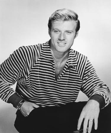 El actor estadounidense Robert Redford en 1965. 