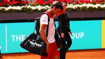 Defeat 'not the end of the world', says Djokovic