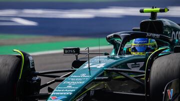 Fernando Alonso (Aston Martin AMR23). Monza, Italia. F1 2023.