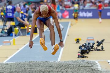 Yulimar Rojas, en la clasificación de triple.
